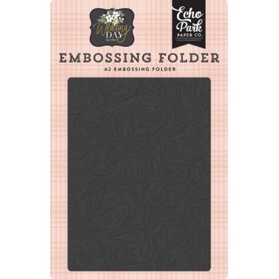 Echo Park Wedding Day Embossingfolder - Elegant Damask